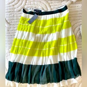Ann Taylor chiffon pleated skirt
